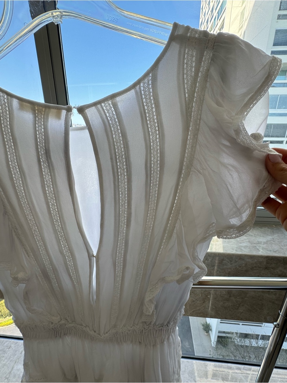 LoveShackFancy Natasha Dress in off white - Picture 5 of 5